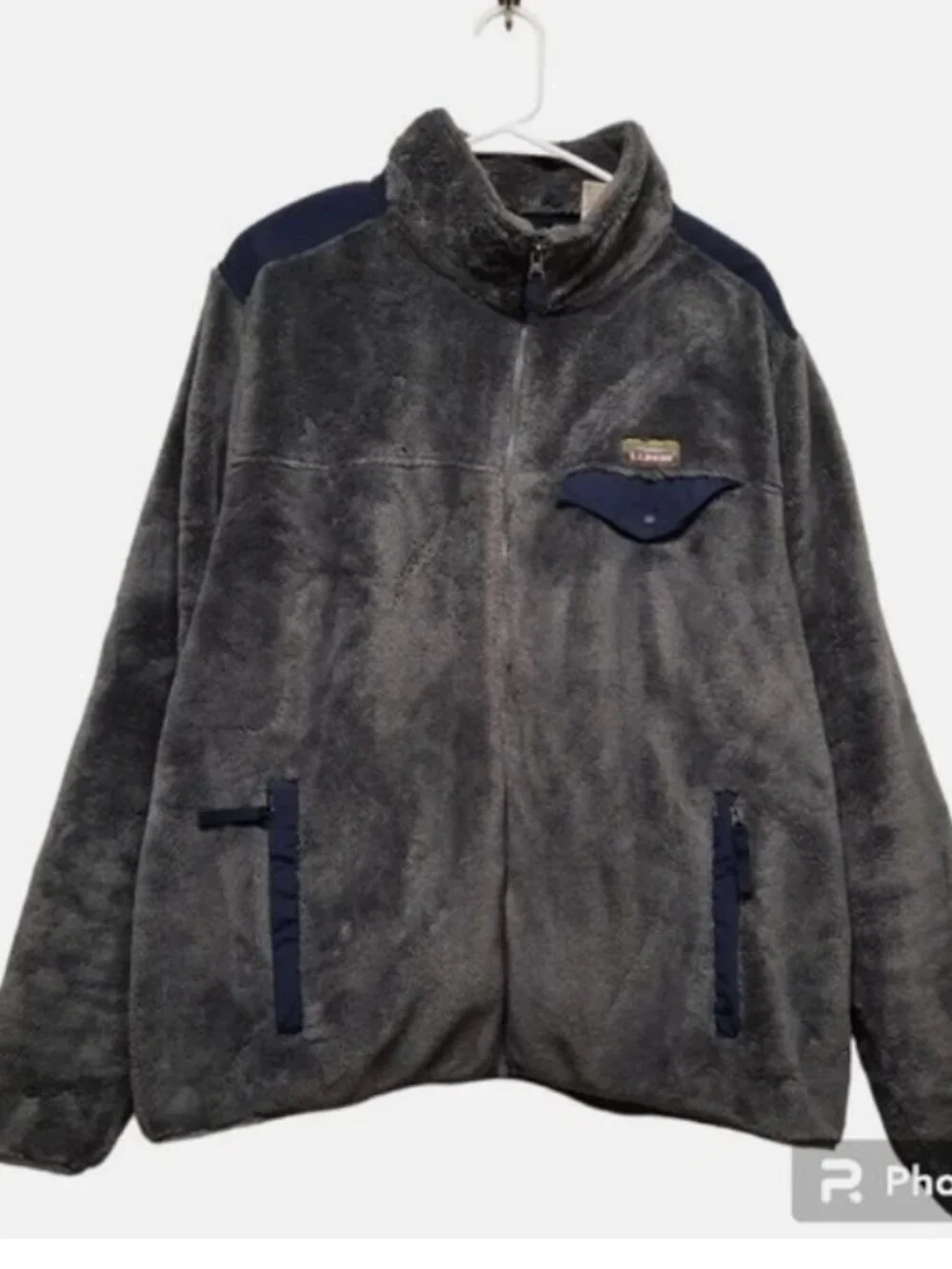 L.L. Bean Hi-Pile Fleece Full Zip Jacket Sweatshirt (Men's XL)